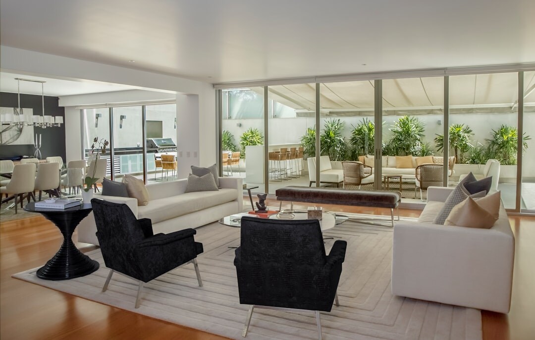 luxury celebrity living room